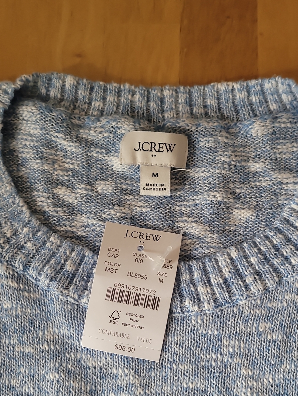 J. Crew Crewneck Beach Sweater - Picture 5 of 10